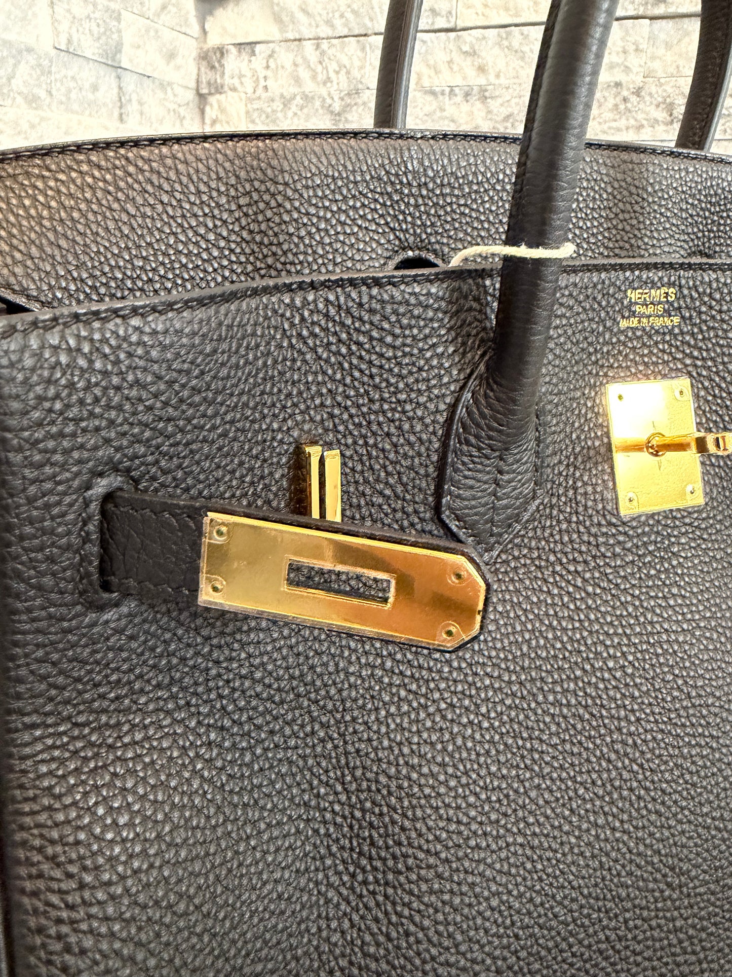 Hermès Birkin 35cm Tote – Black Togo Leather with Gold Hardware Pre-Loved 2013