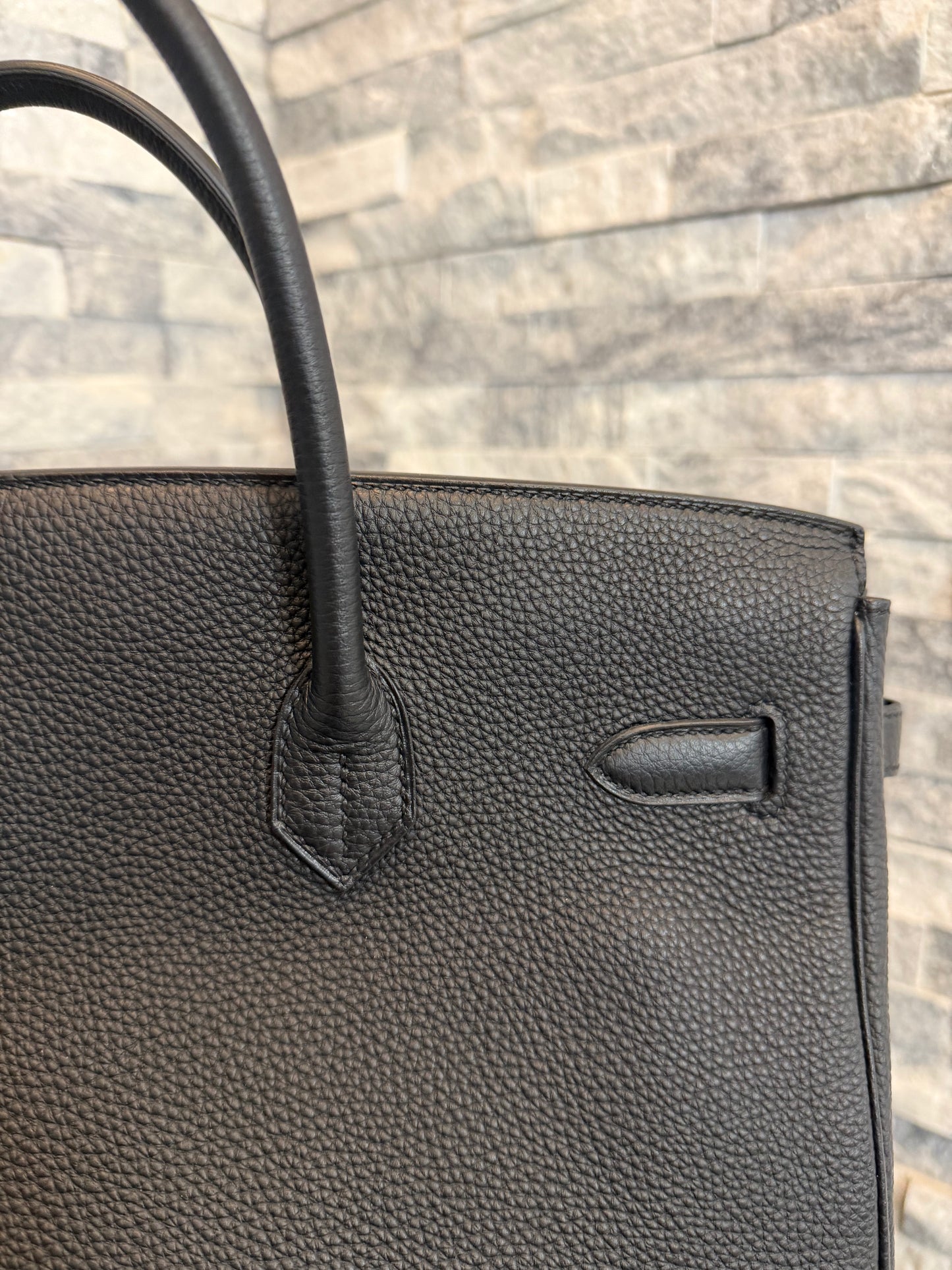 Hermès Birkin 35cm Tote – Black Togo Leather with Gold Hardware Pre-Loved 2013