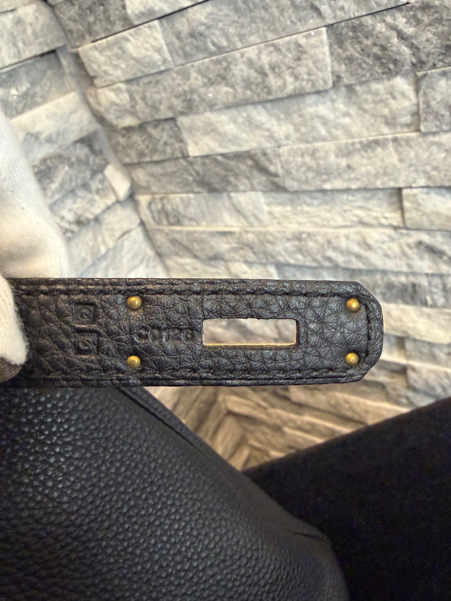 Hermès Birkin 35cm Tote – Black Togo Leather with Gold Hardware Pre-Loved 2013