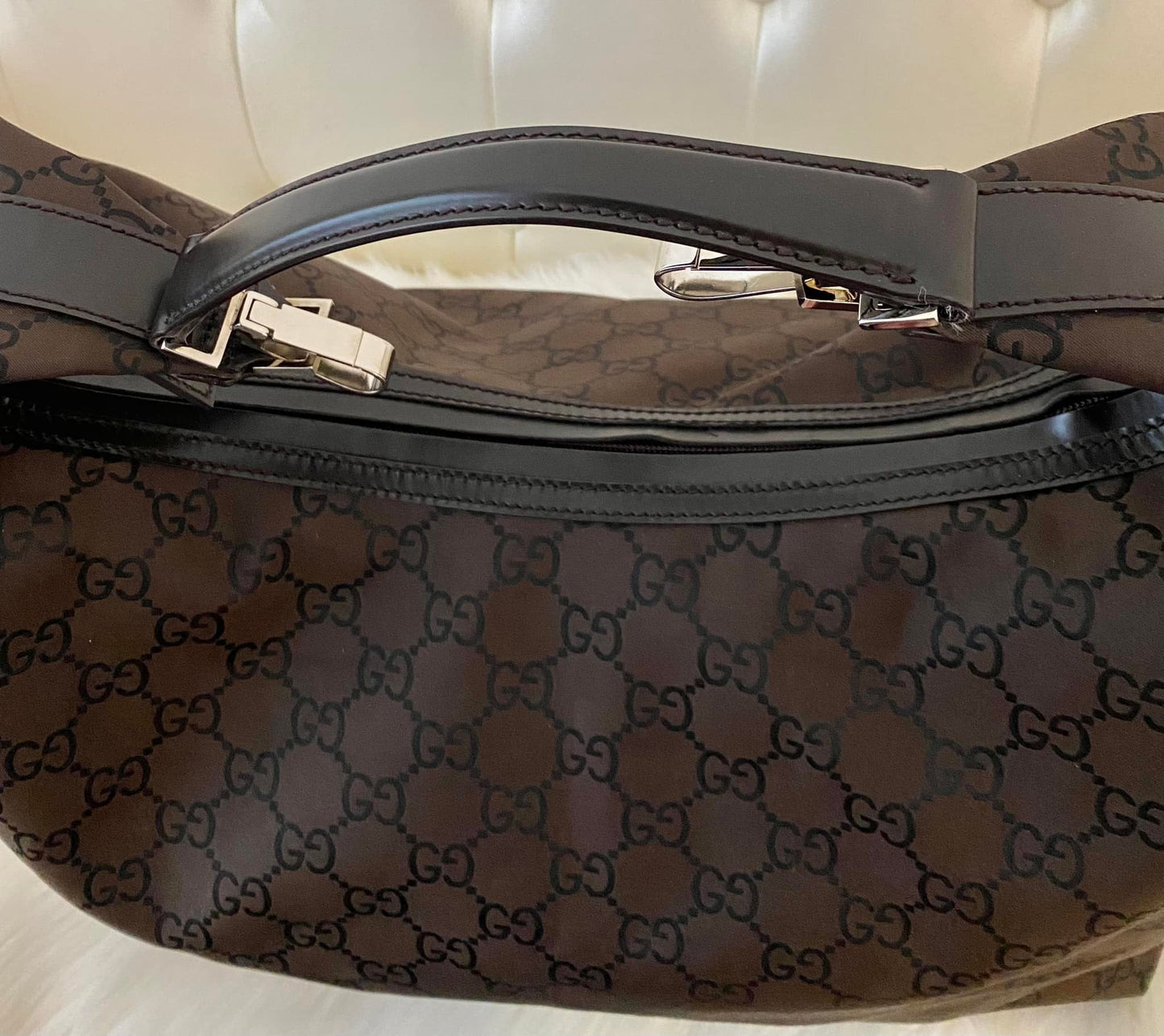 Extra Large GUCCI Signature Hobo Pre Owned