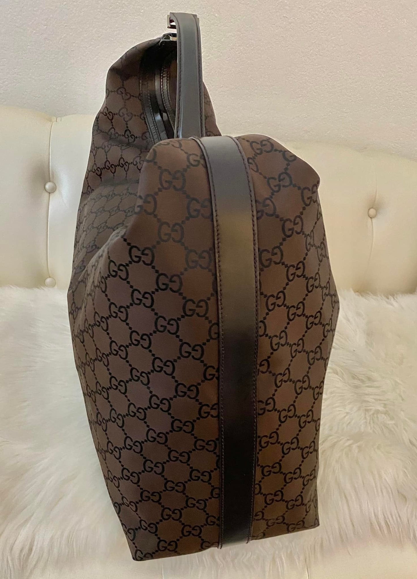 Extra Large GUCCI Signature Hobo Pre Owned