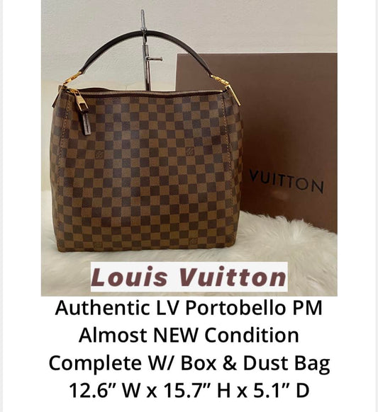 Pre owned Louis Vuitton Portobello PM